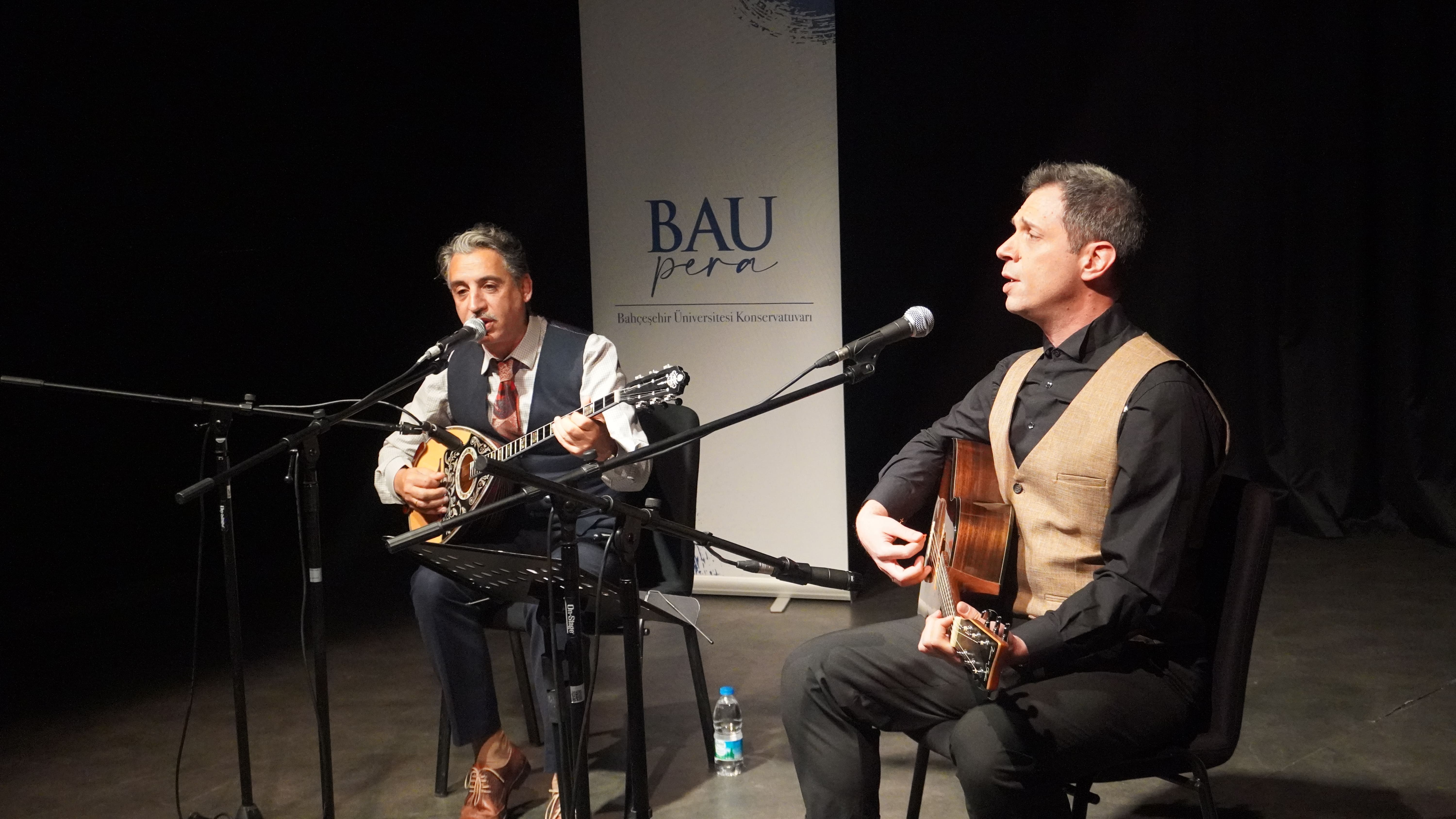 BAU Konservatuvar’da  “Rebetiko & Laika Esintileri: Türk & Yunan Dostluk Konseri”